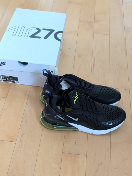 Nike Other - BNIB Nike Air Max 270 Black And Yellow - M11